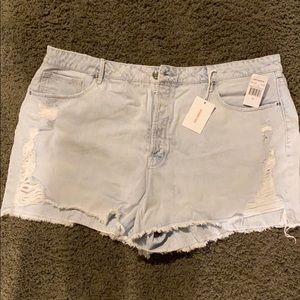 Good American high waist bombshell shorts 20